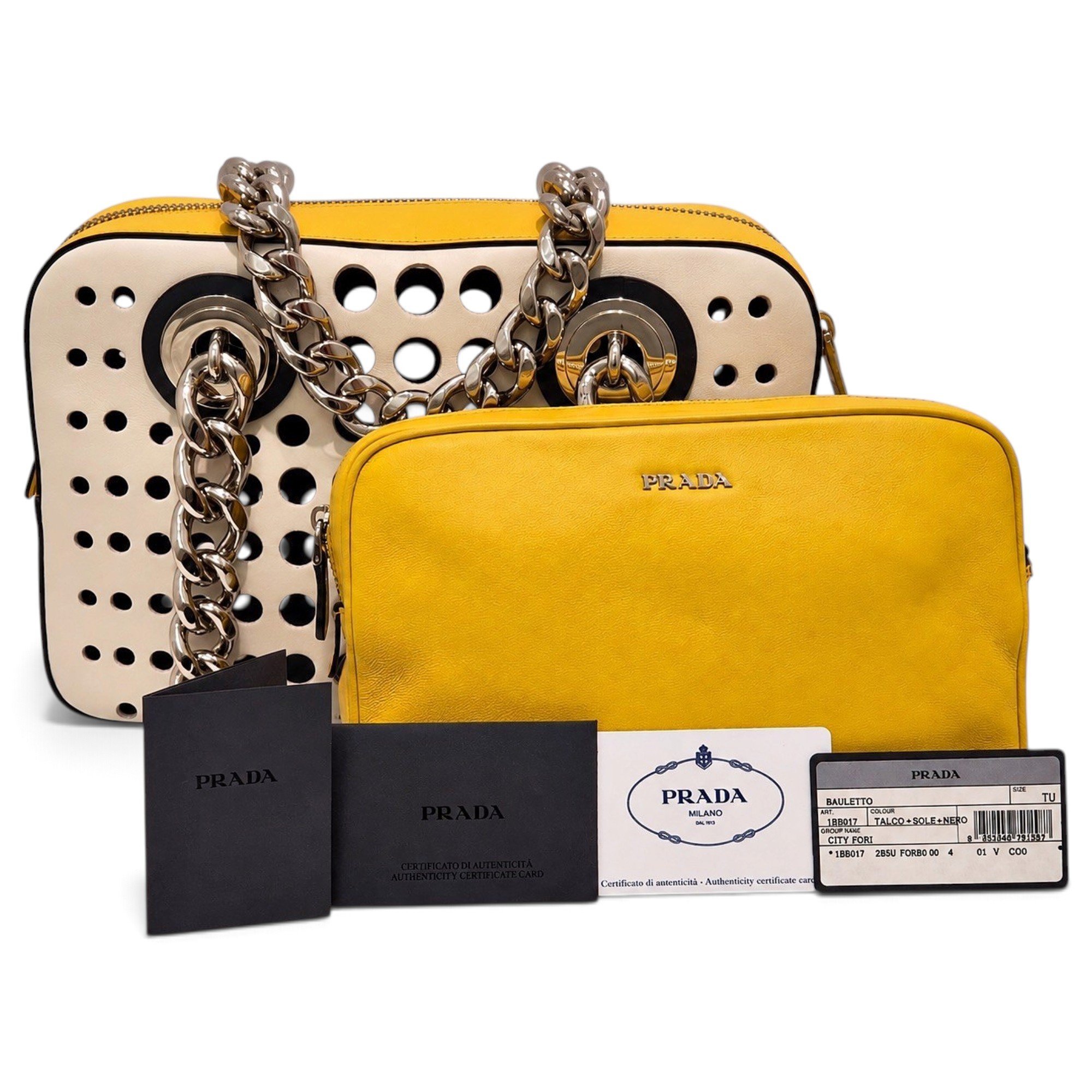 City Fori Chain leather handbag