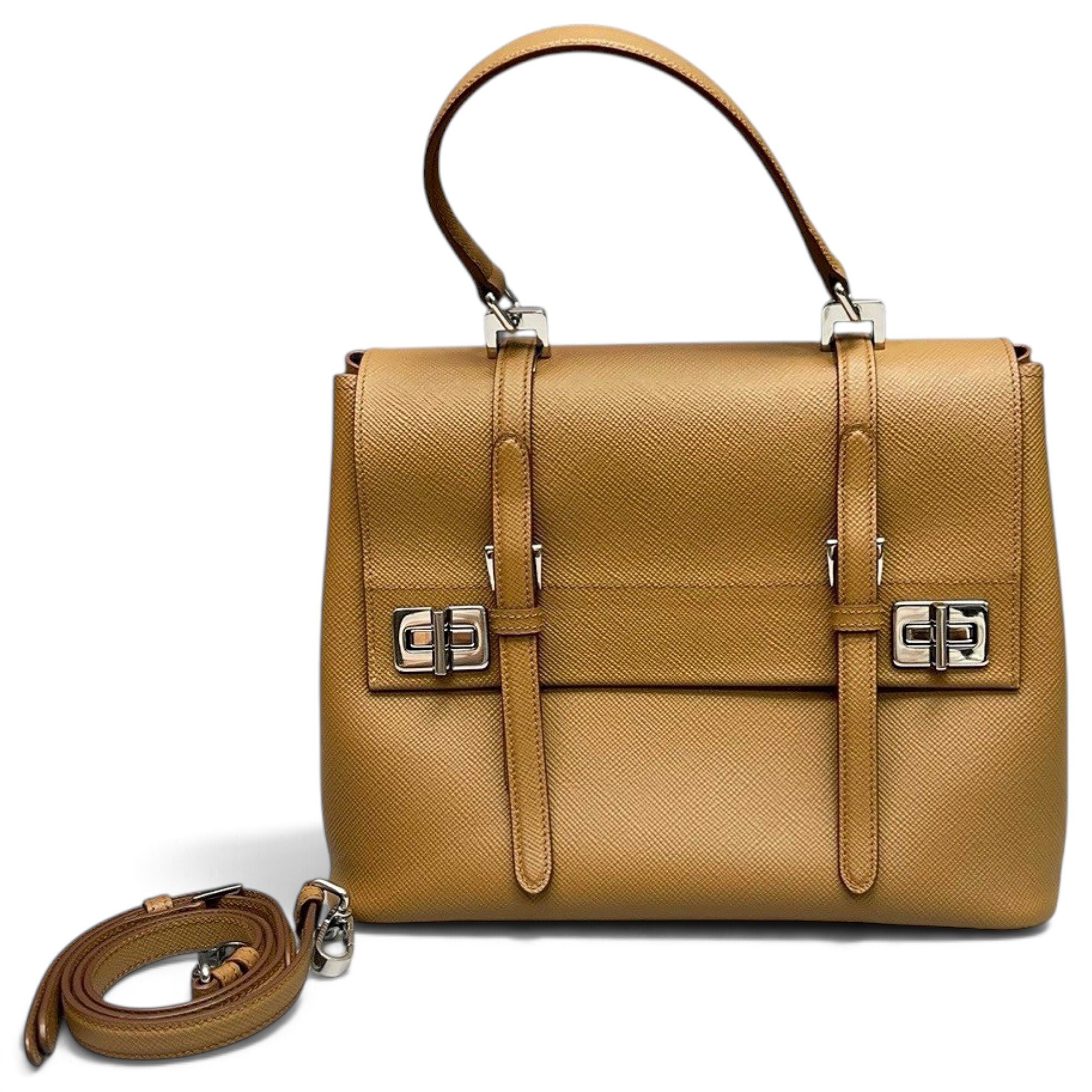 Leather handbag