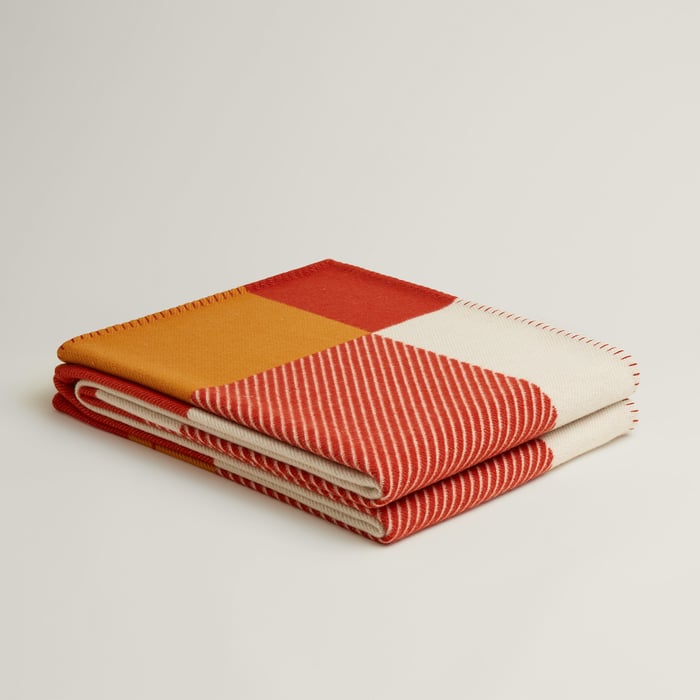 Terracotta H Riviera Blanket