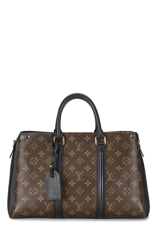 Black Monogram Canvas Soufflot MM NM