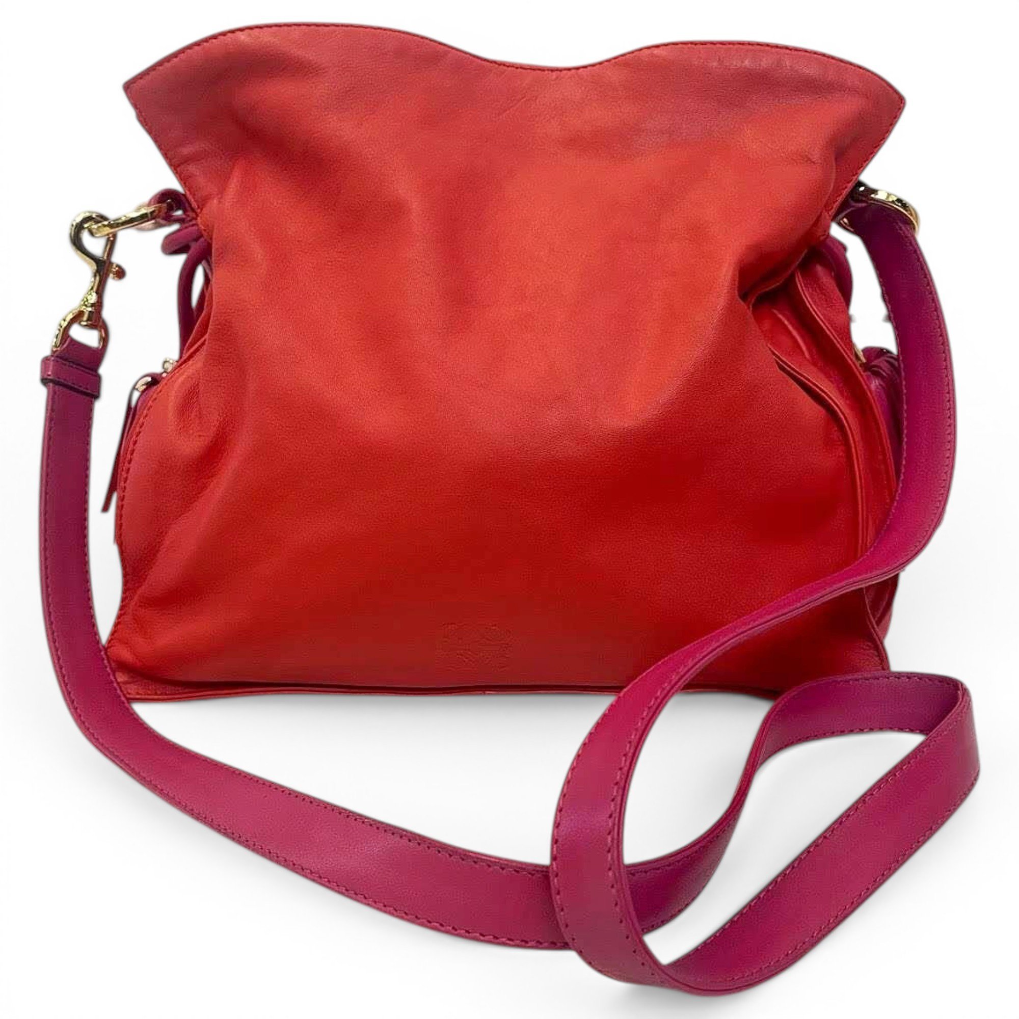Flamenco leather handbag