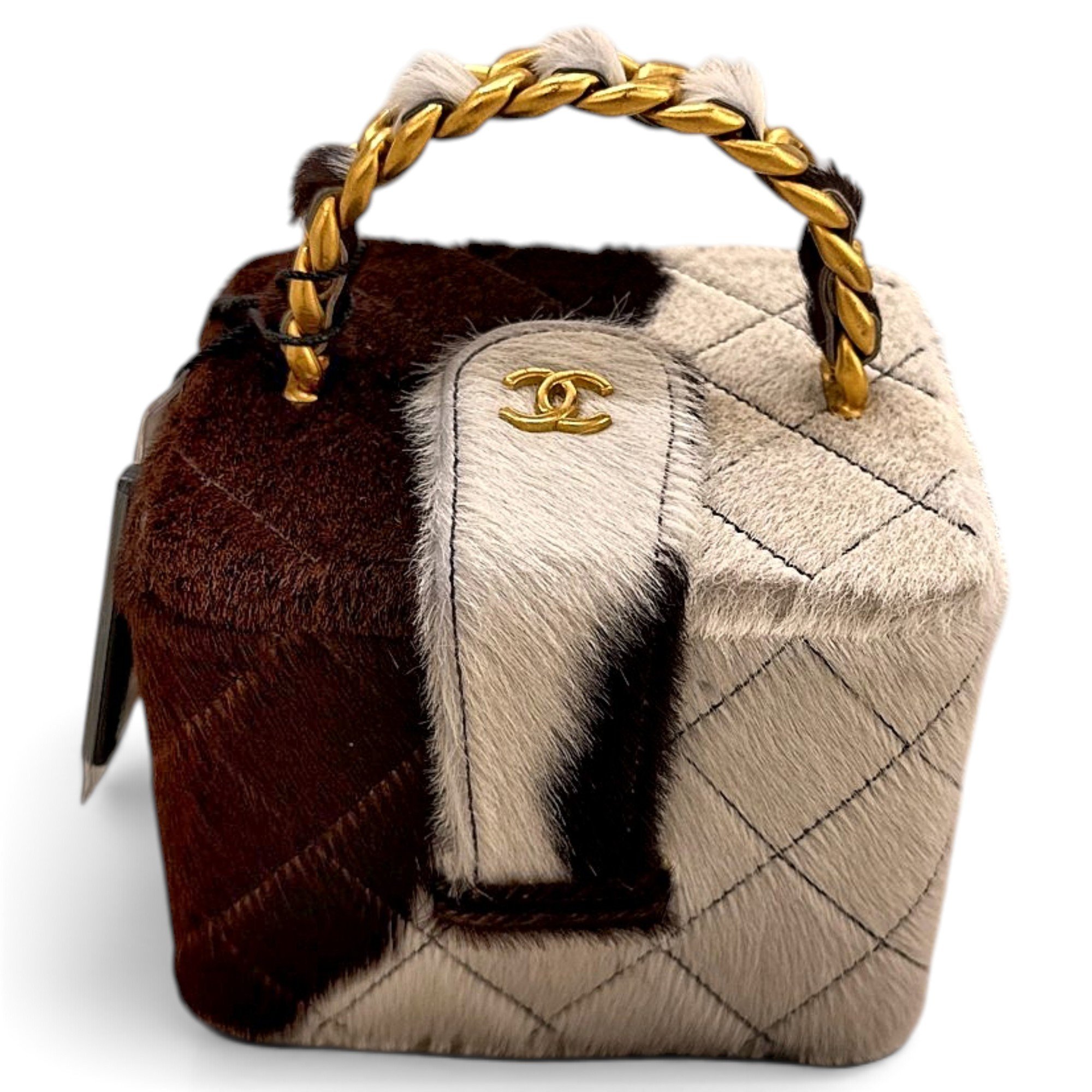 Vanity pony-style calfskin mini bag