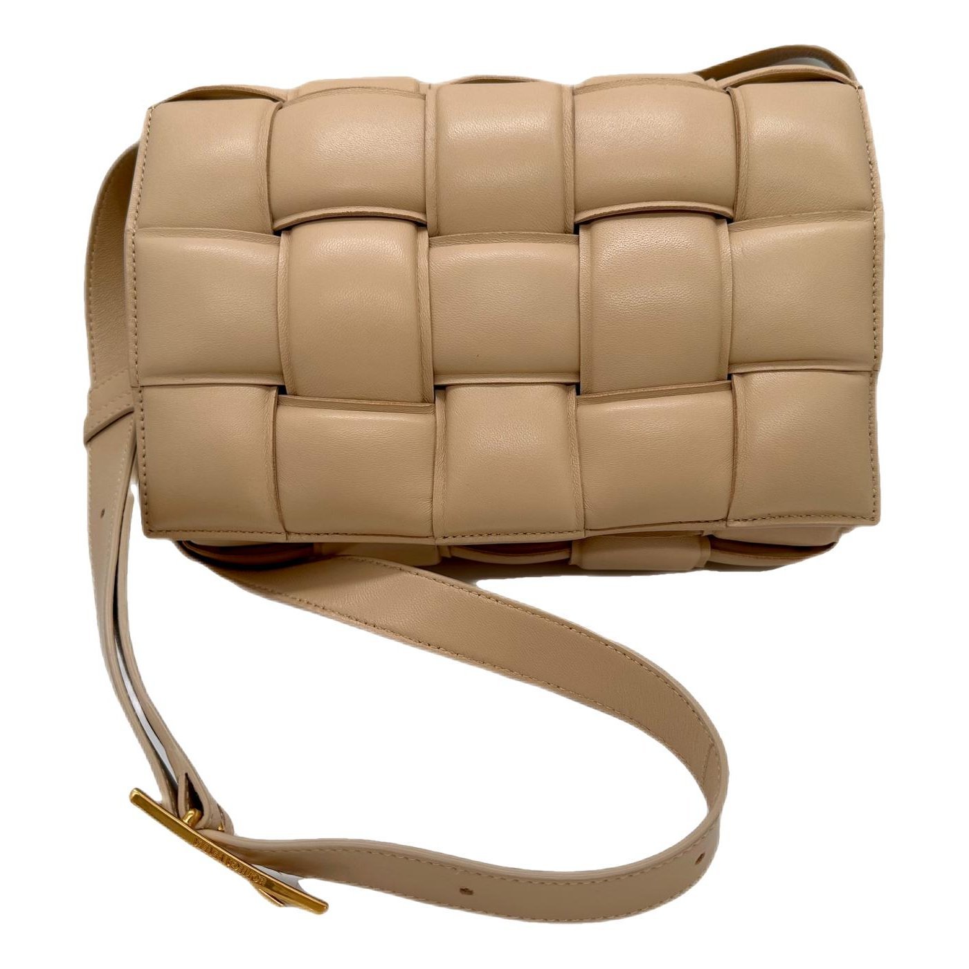 Cassette Padded leather crossbody bag