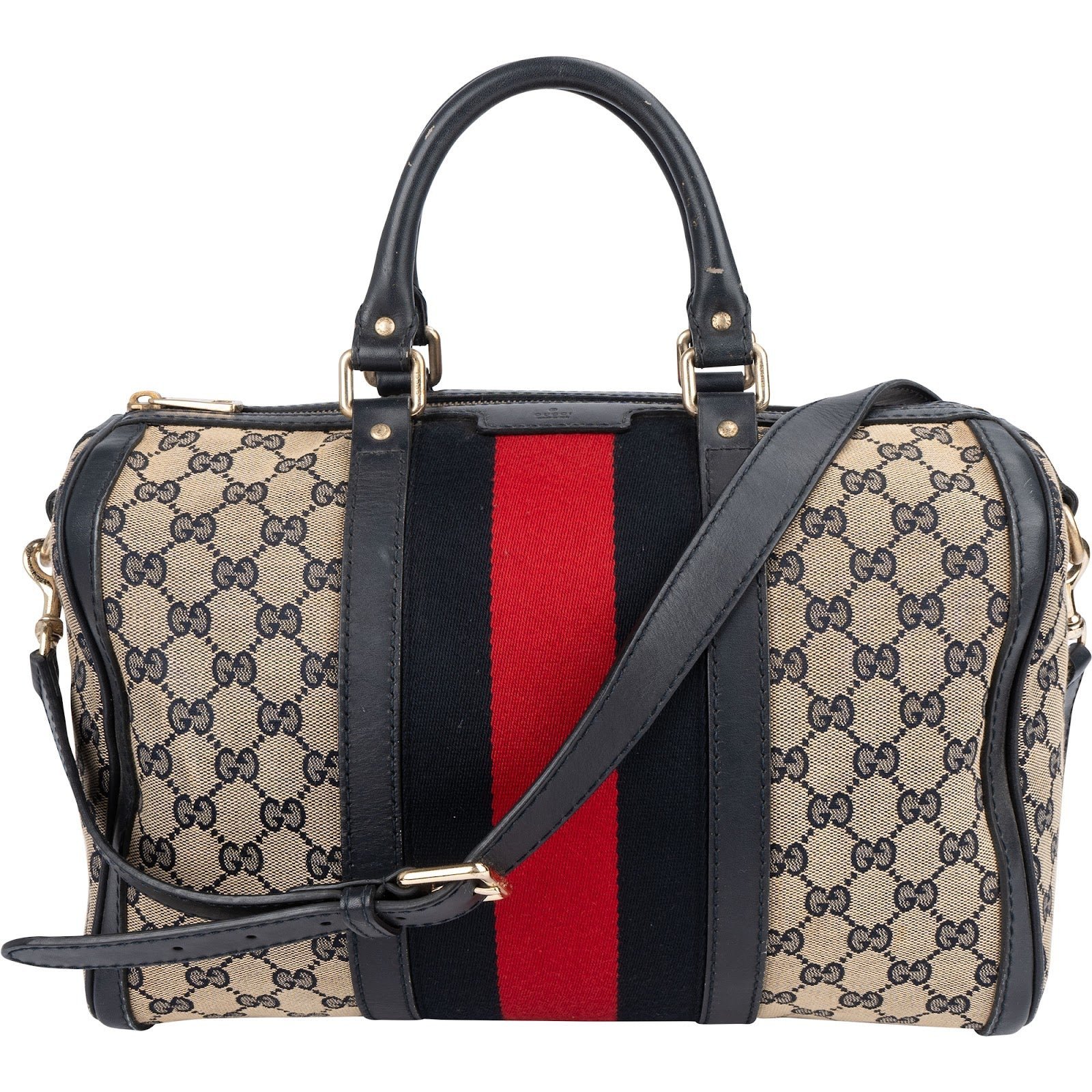 Boston leather handbag