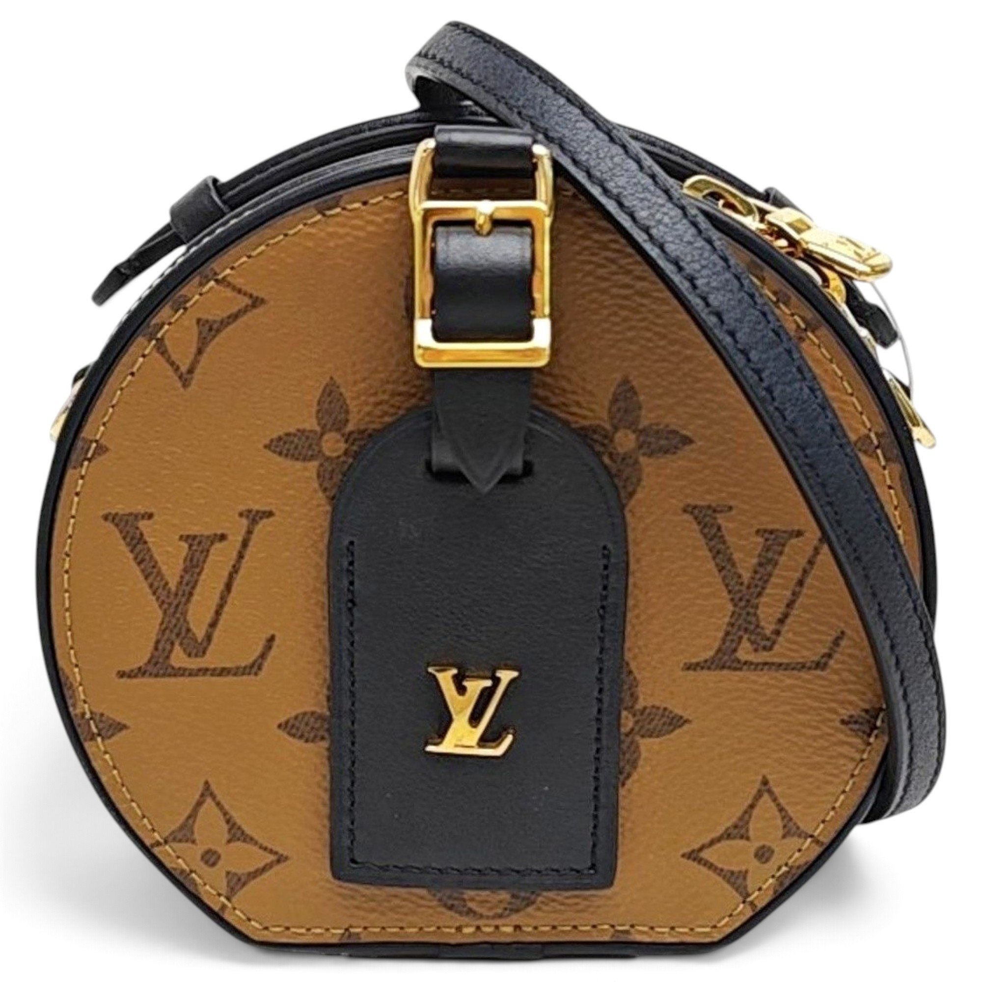 Micro boite chapeau leather handbag
