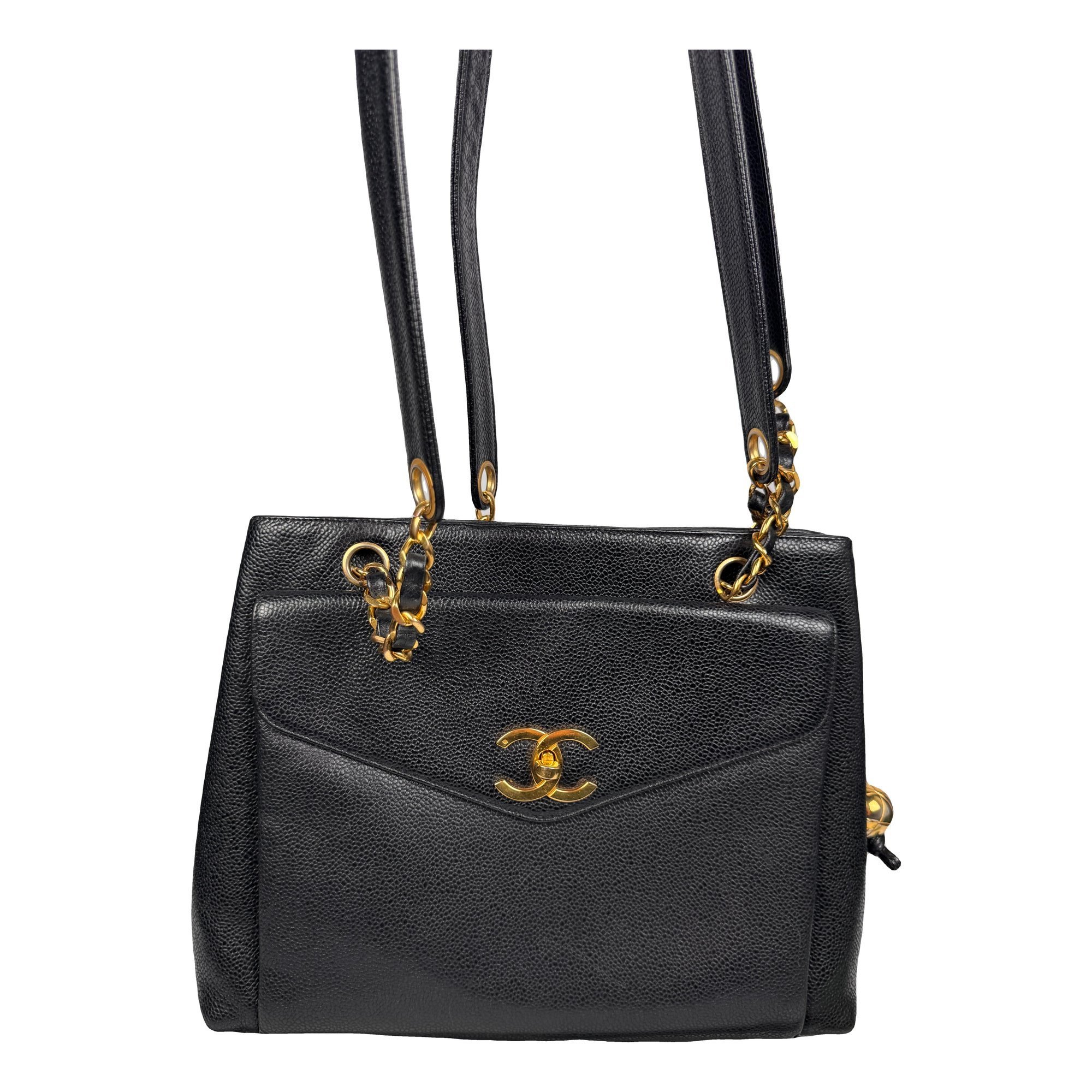Leather tote