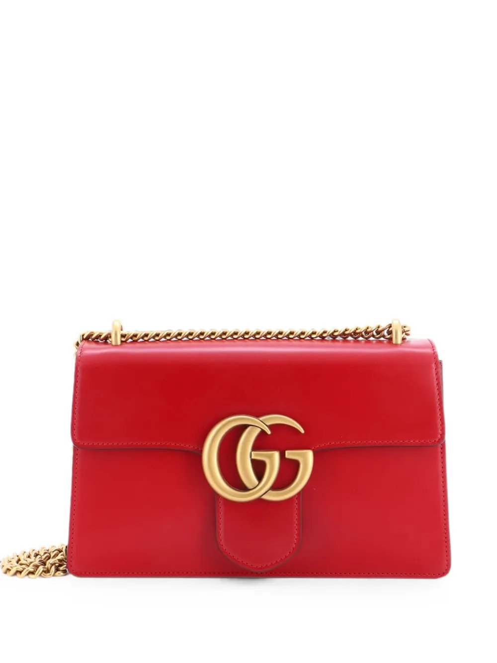Gucci GG Marmont Chain Leather Medium shoulder bag