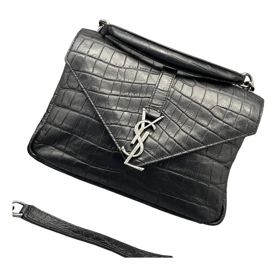 Collége monogramme leather handbag