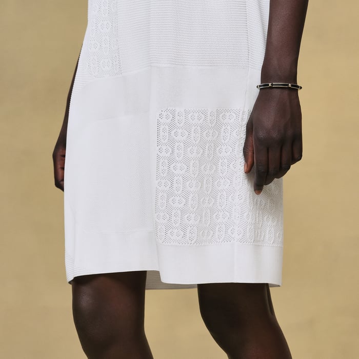Blanc Cassé "Chaine d'Ancre" Tunic Dress