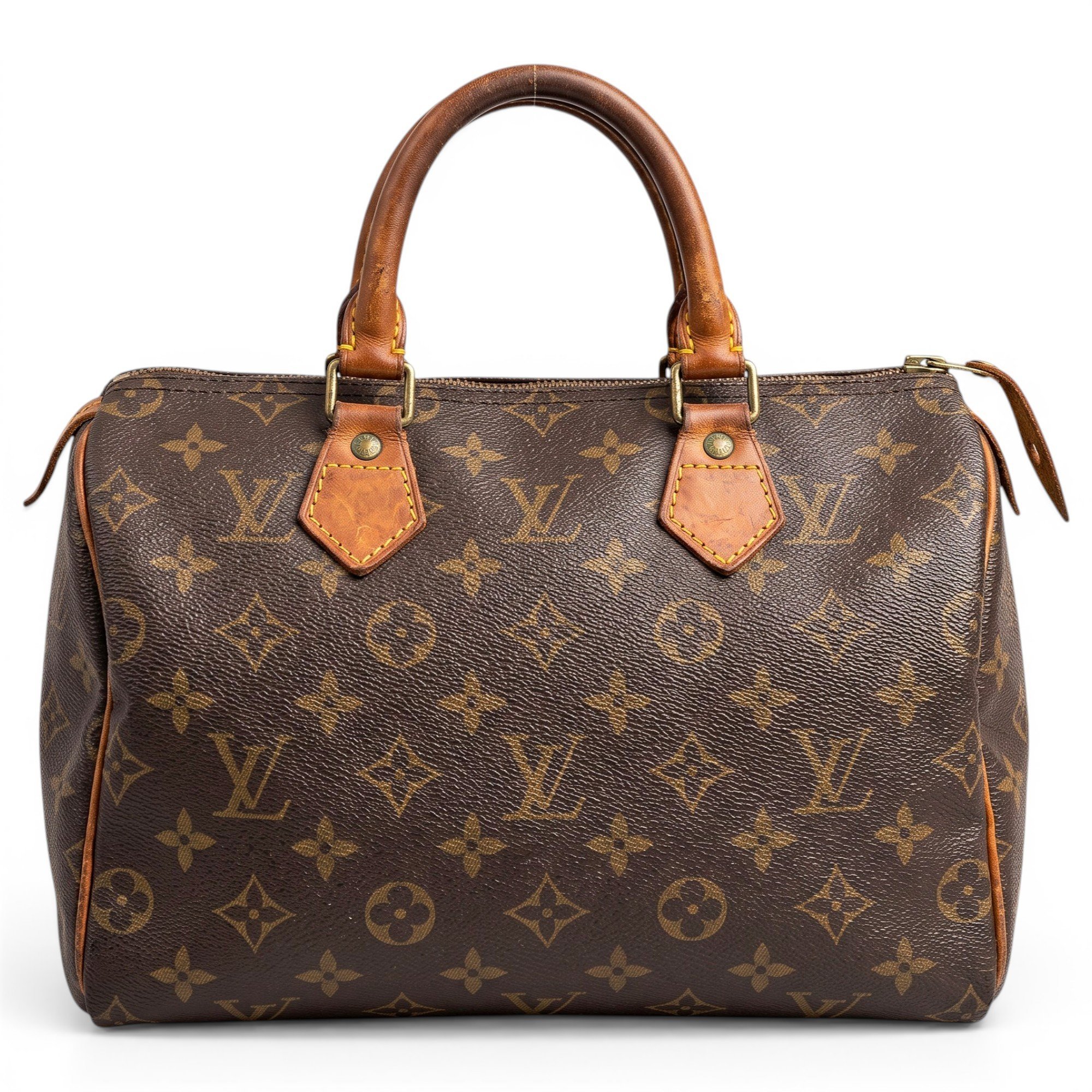 Speedy leather handbag