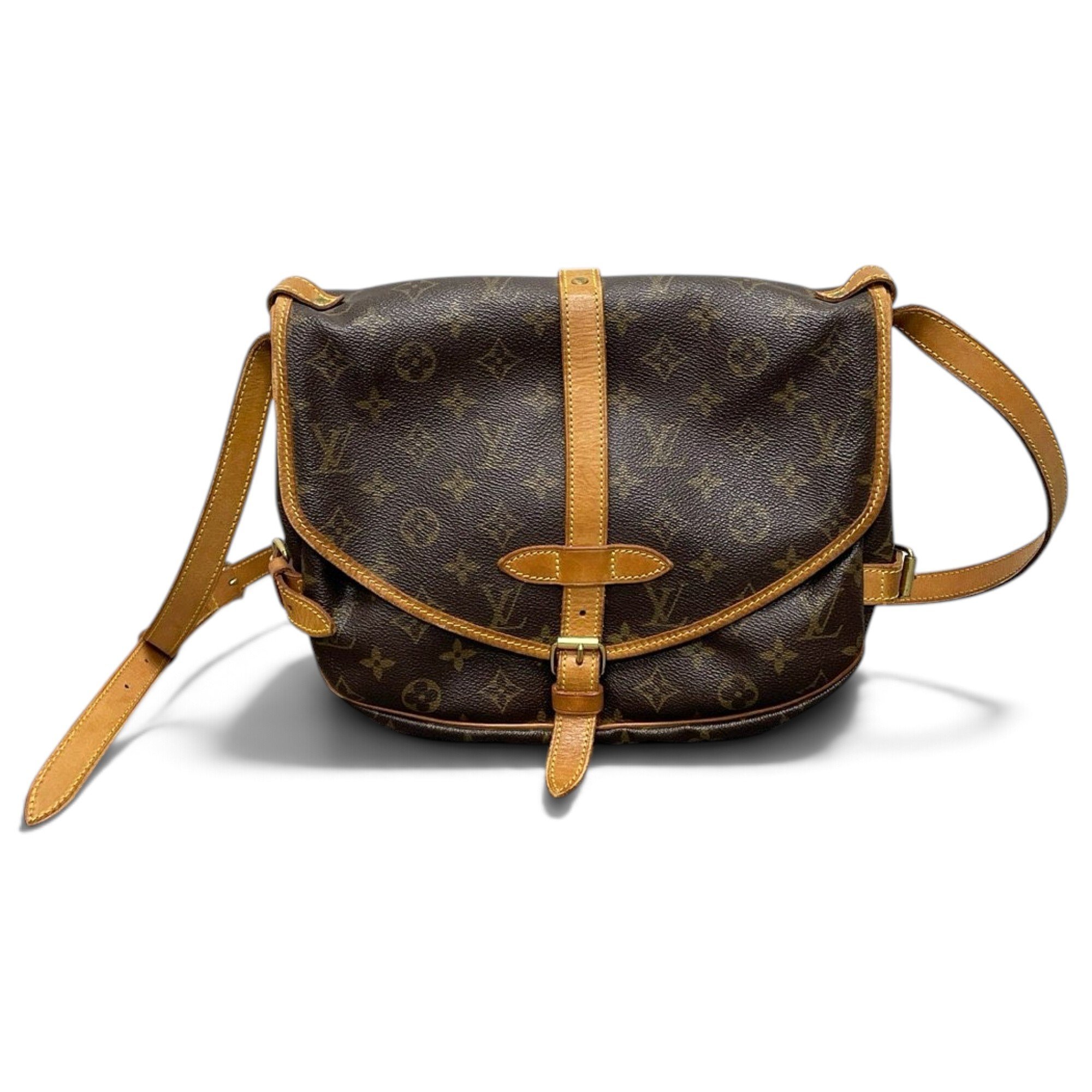 Saumur leather crossbody bag