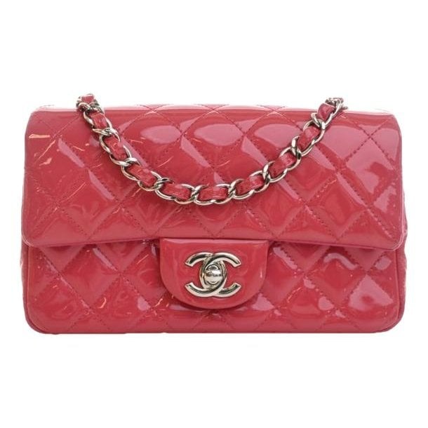 Patent leather handbag
