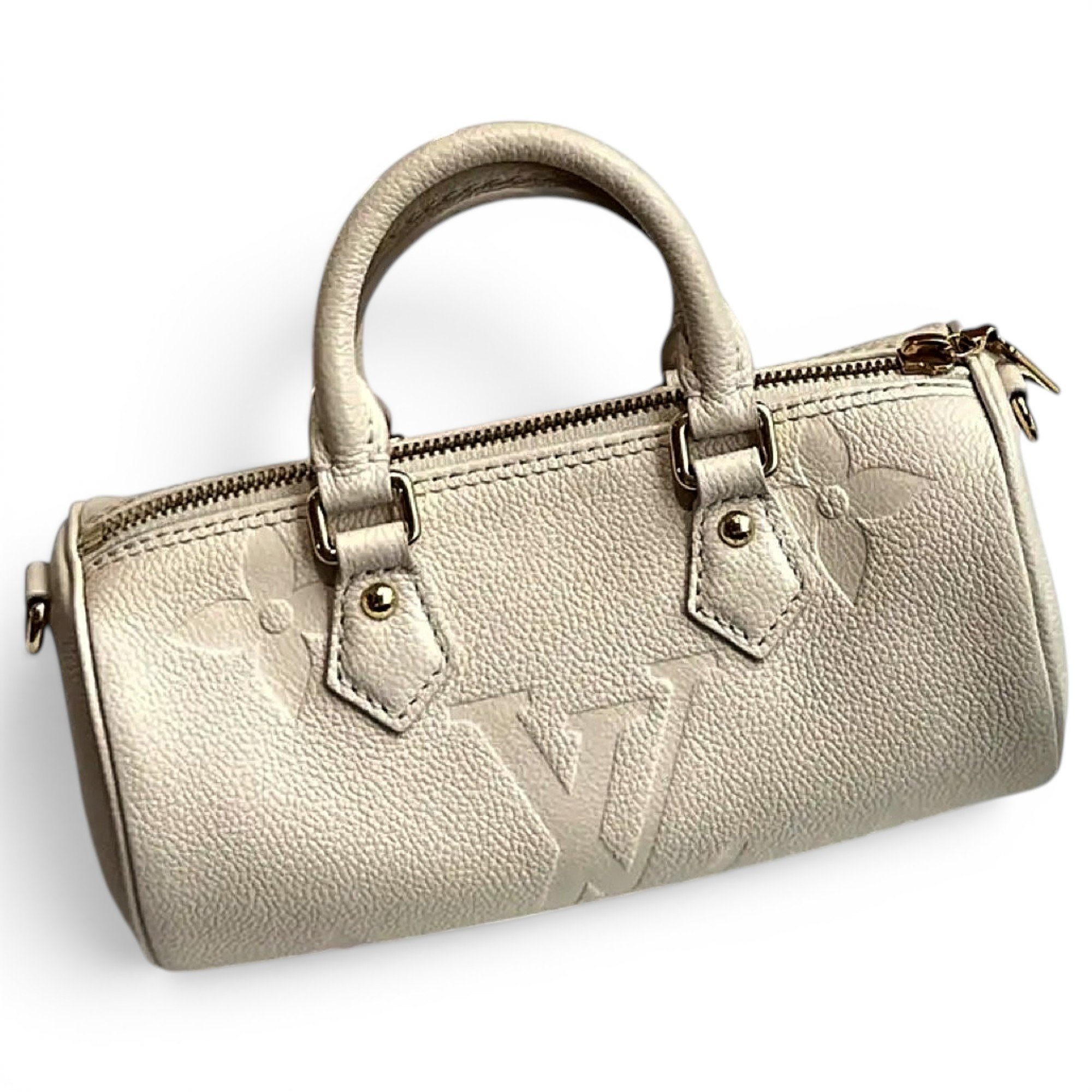 Papillon BB leather handbag