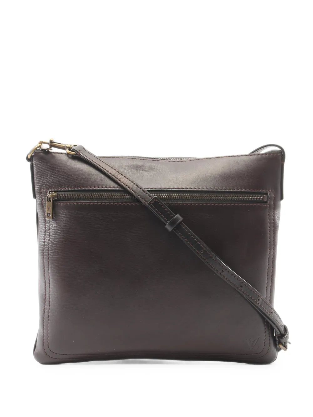 2004 Sac Plat leather messenger bag