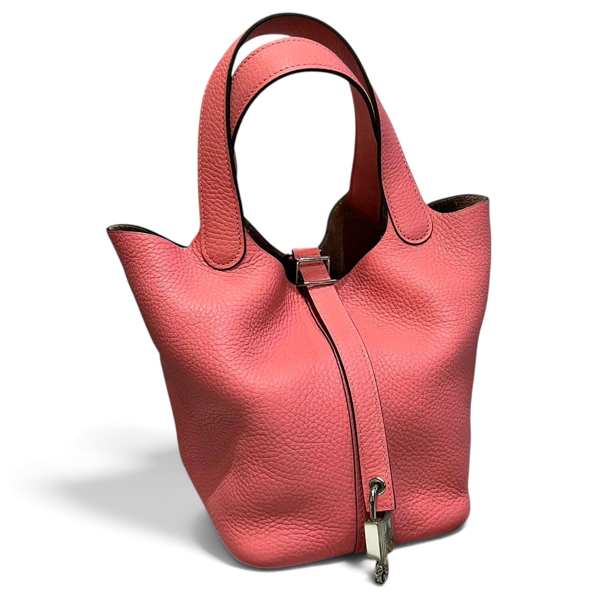 Picotin leather handbag
