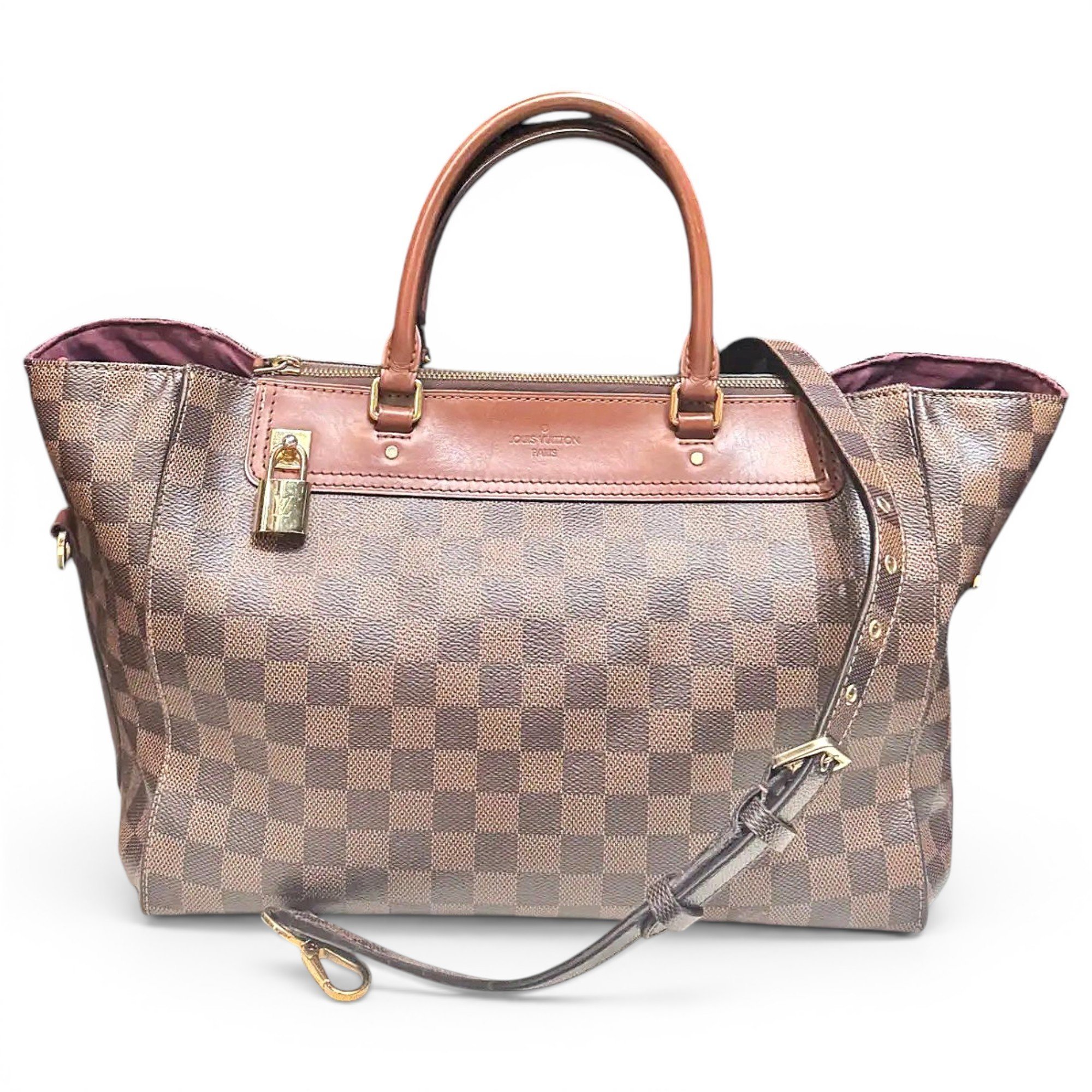 Belmont vinyl handbag