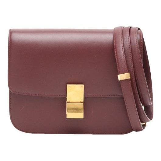 Classic leather crossbody bag