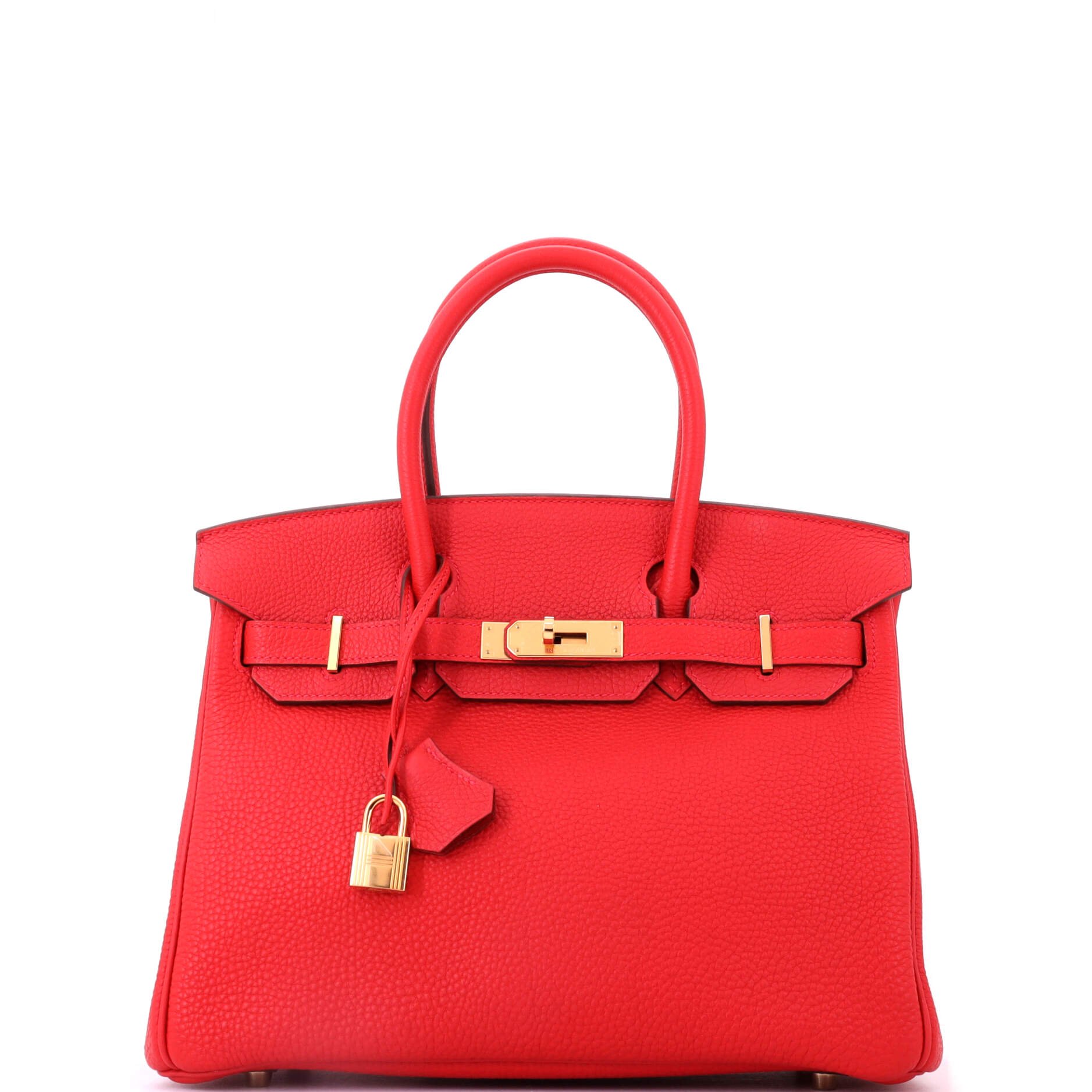 Birkin Handbag Rouge Casaque Togo with Gold Hardware 30