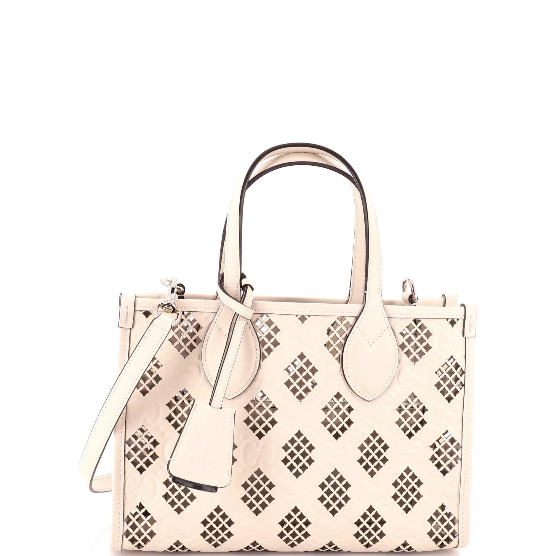 Leather tote