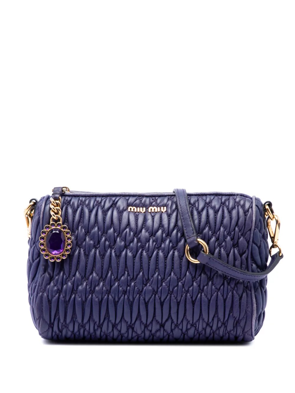 2010-2026 Matelasse Nappa Crystal Charm shoulder bag