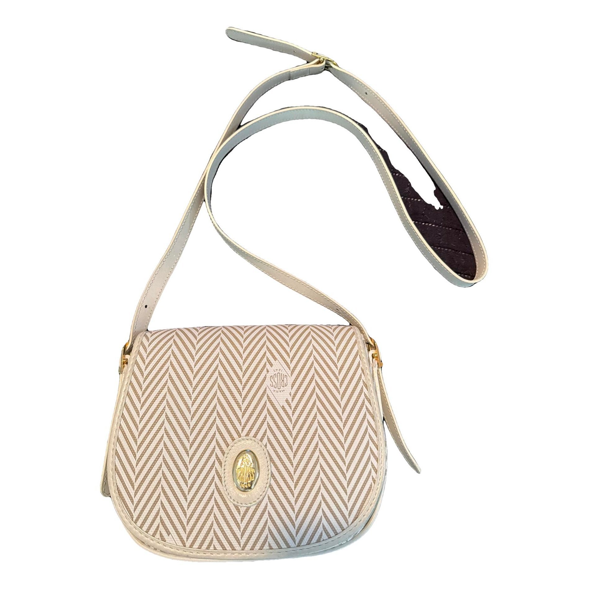 Vinyl crossbody bag