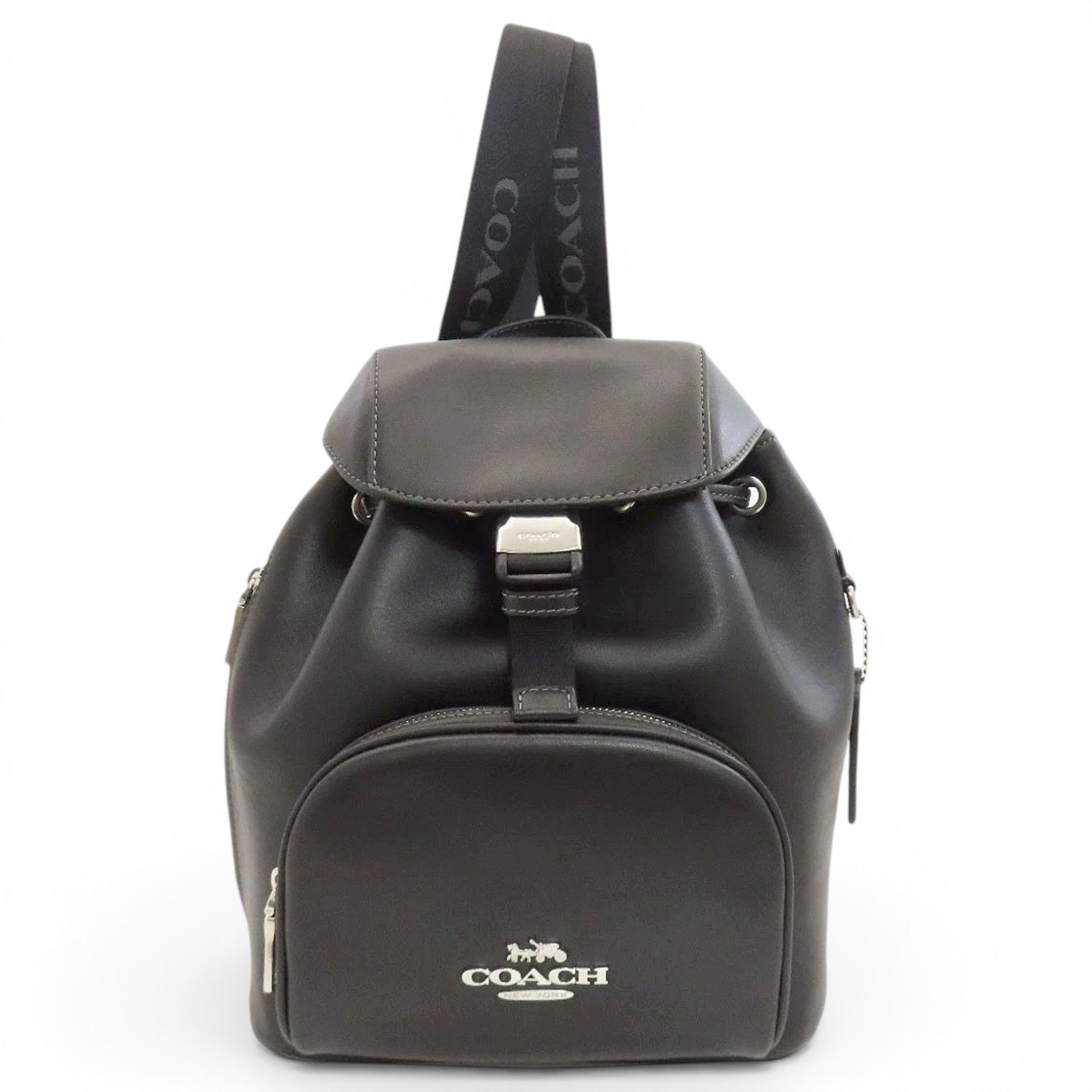 Leather backpack