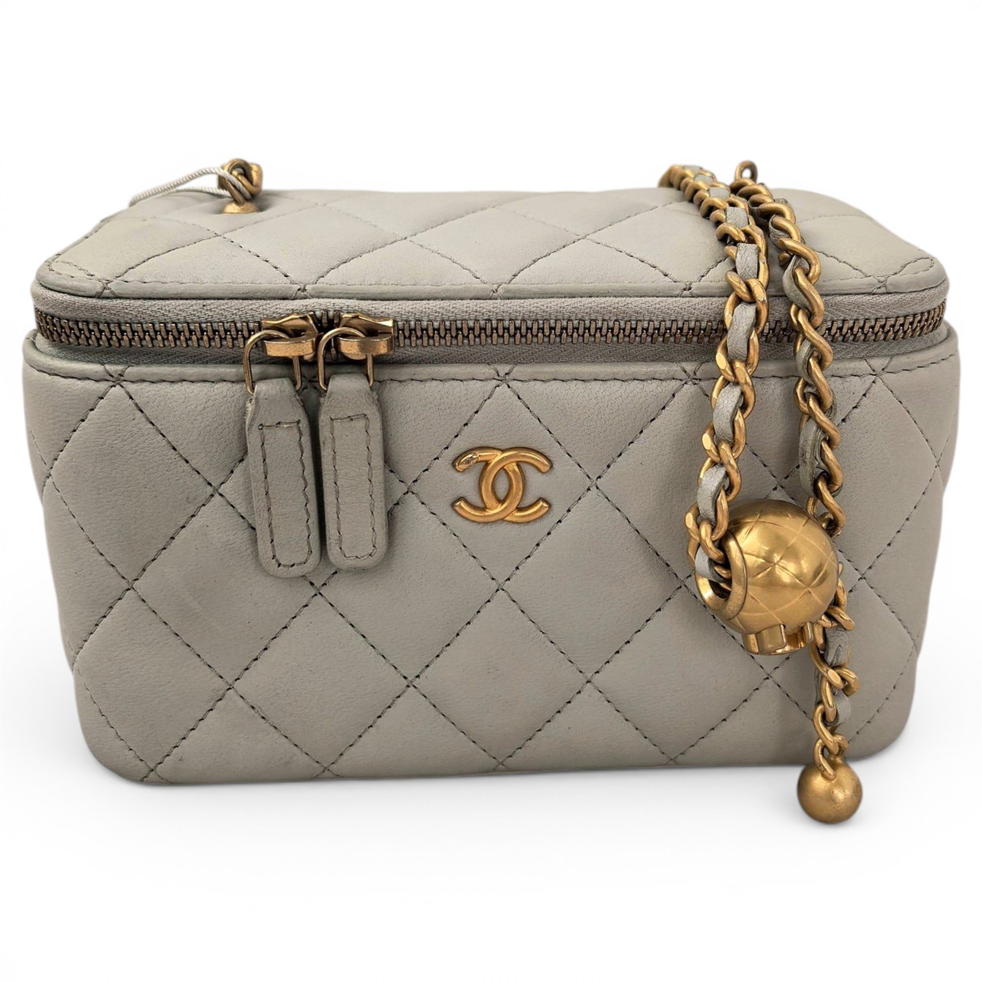 Trendy CC Vanity leather handbag