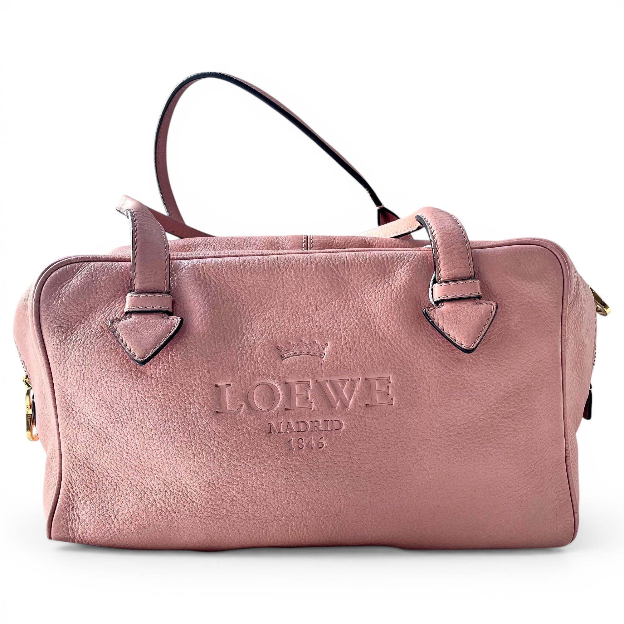 Leather handbag
