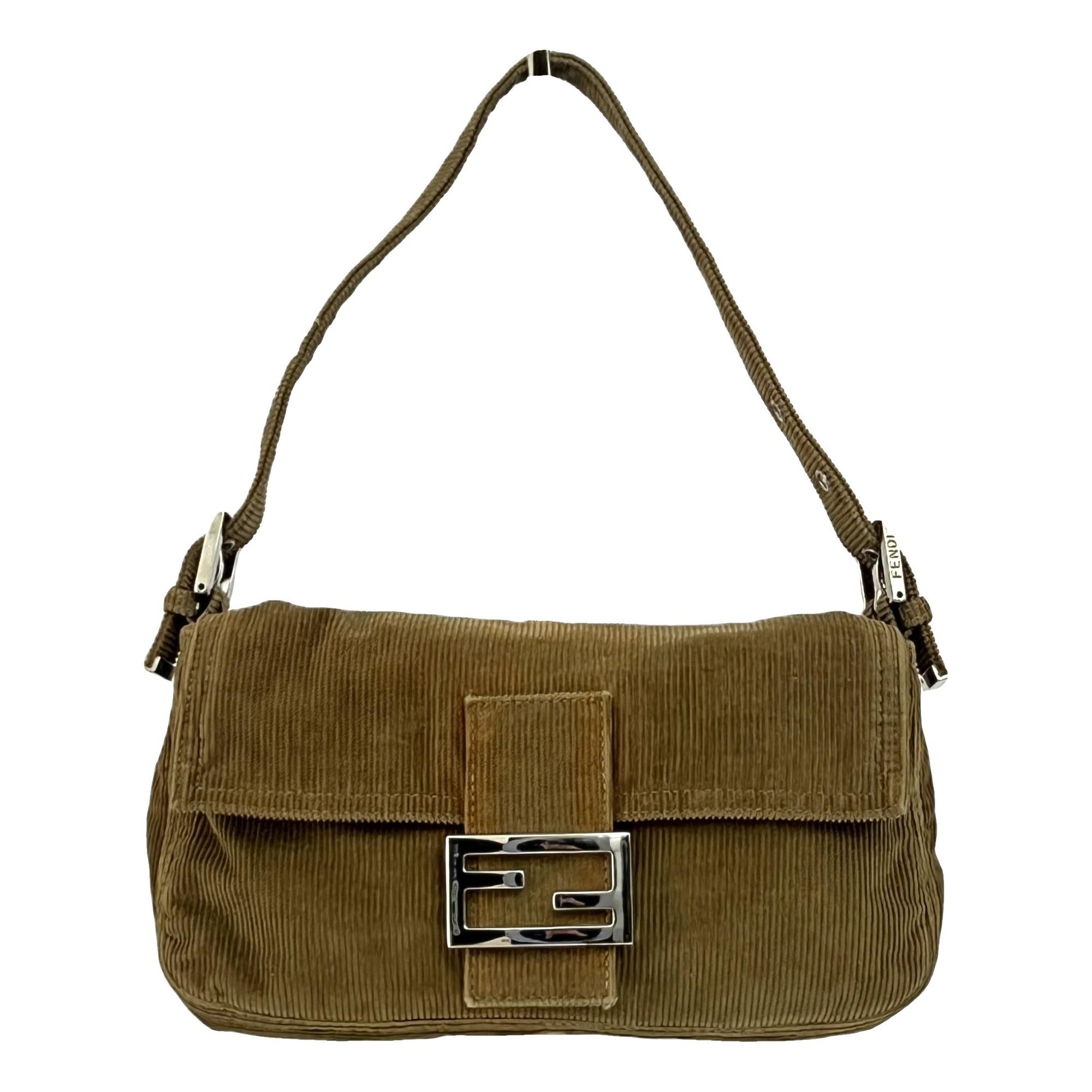 Baguette velvet handbag