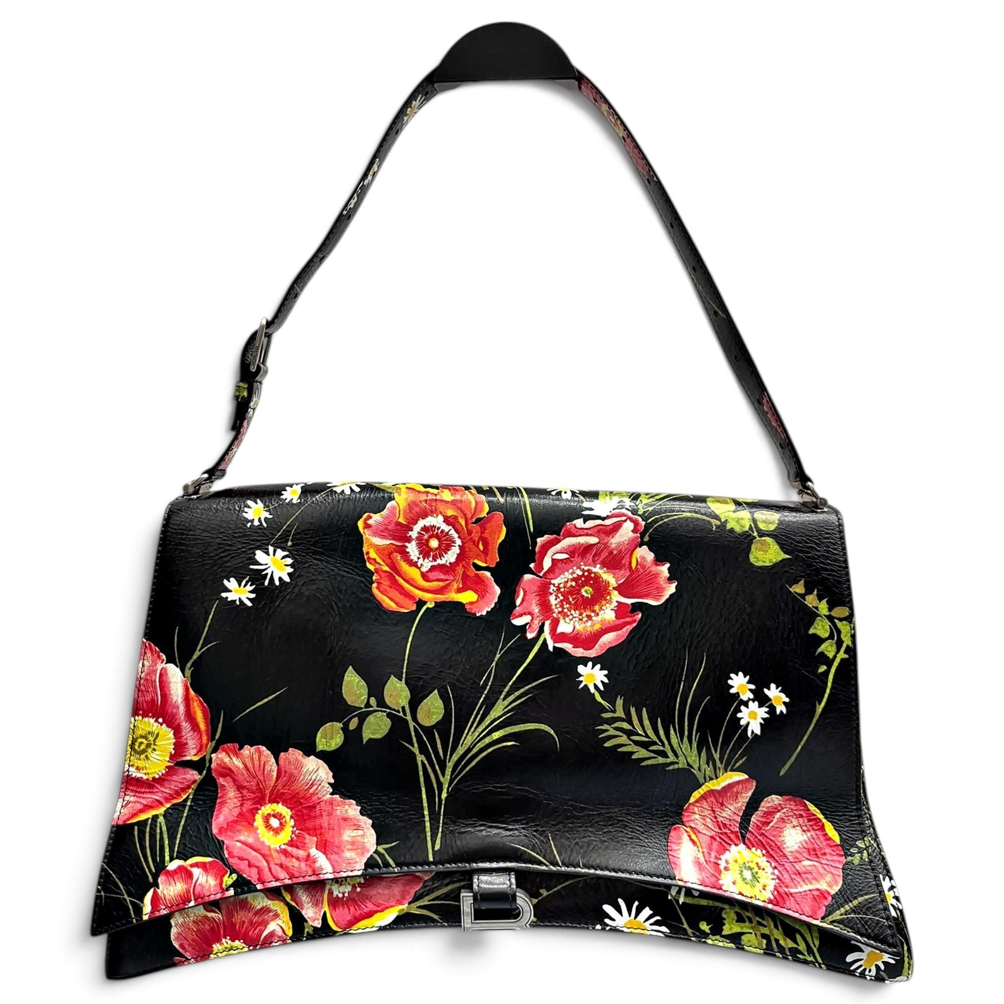 Balenciaga Hourglass leather handbag