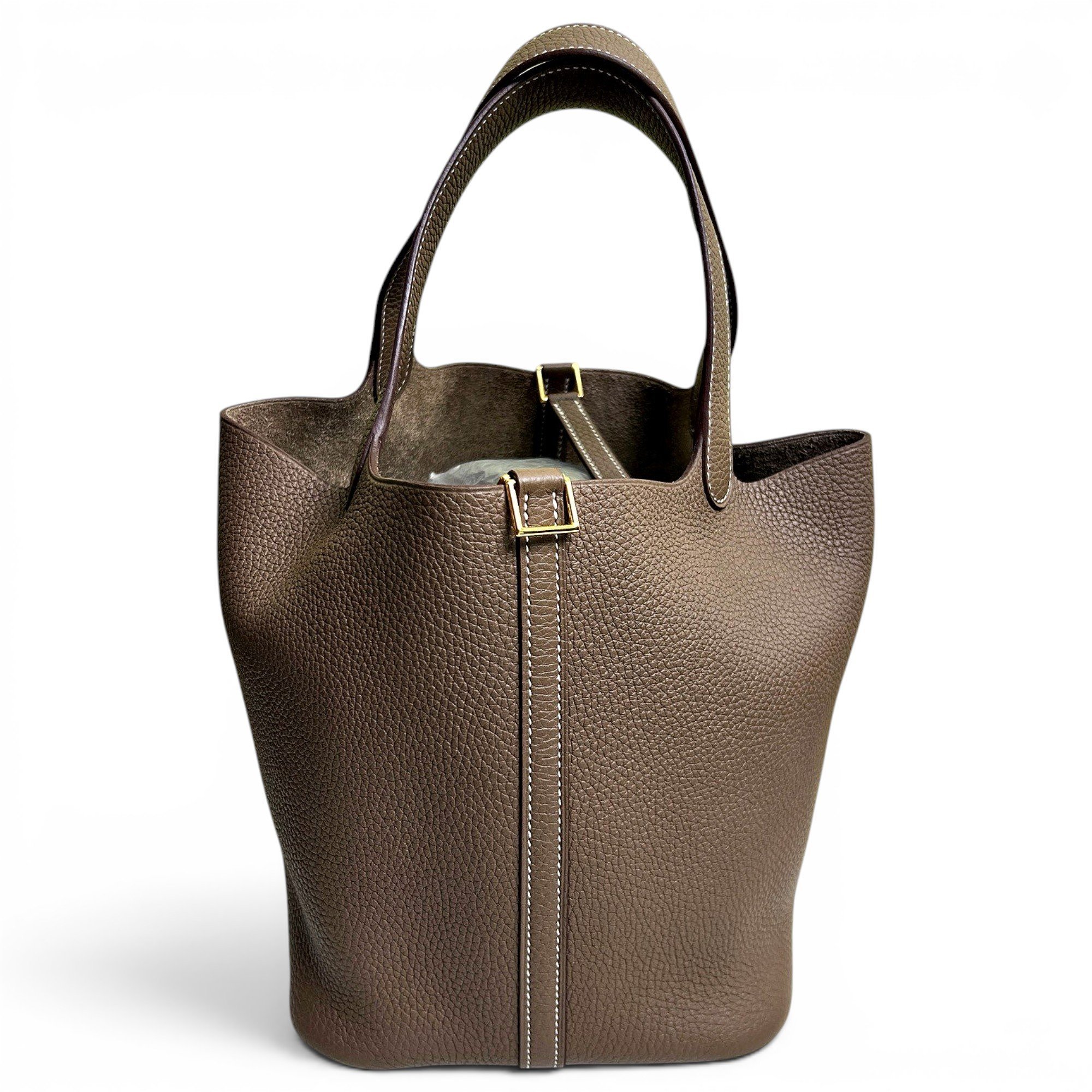 Picotin leather handbag