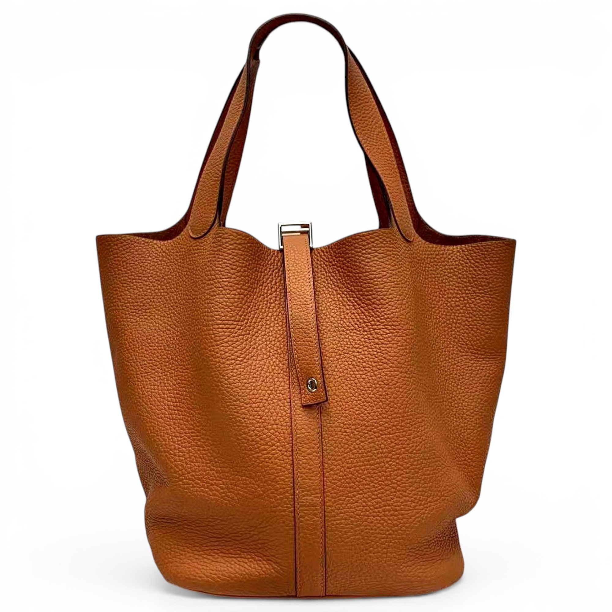 Picotin leather handbag