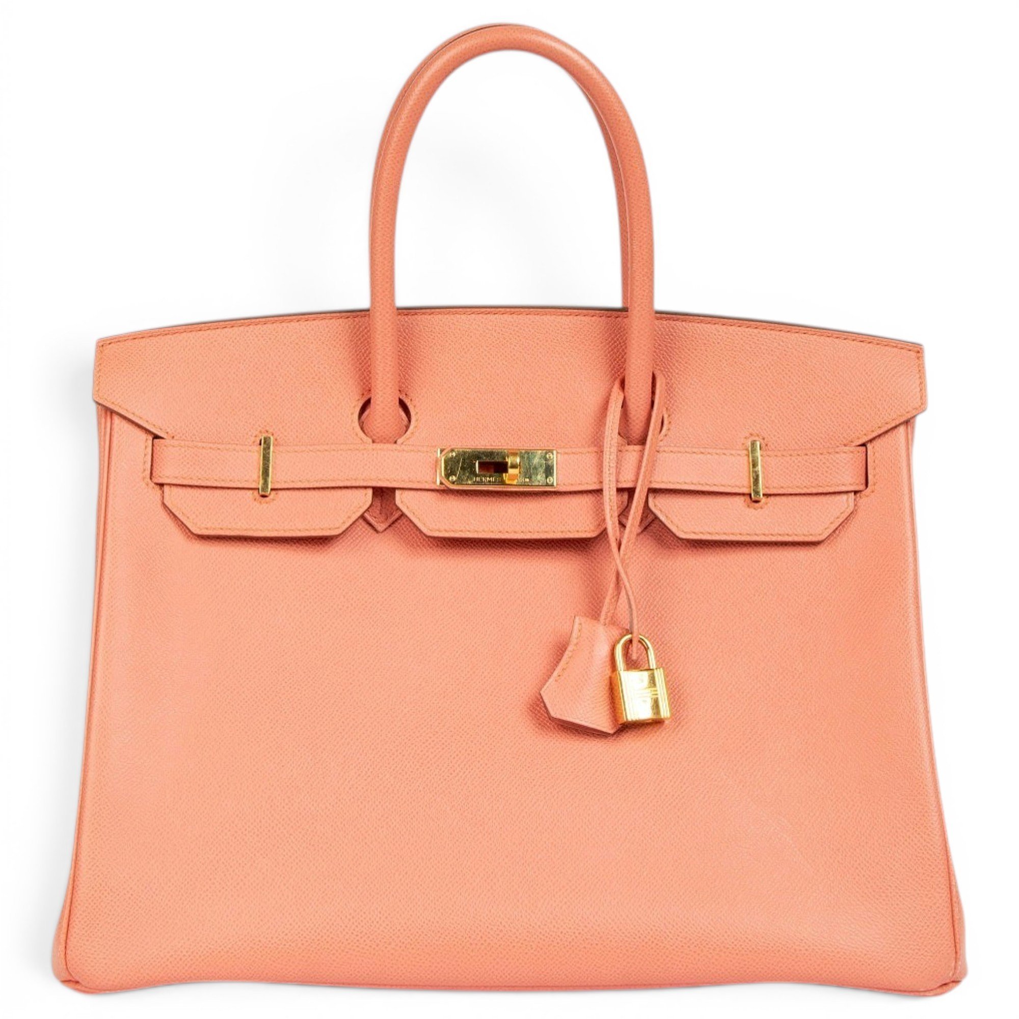 Birkin 35 leather handbag