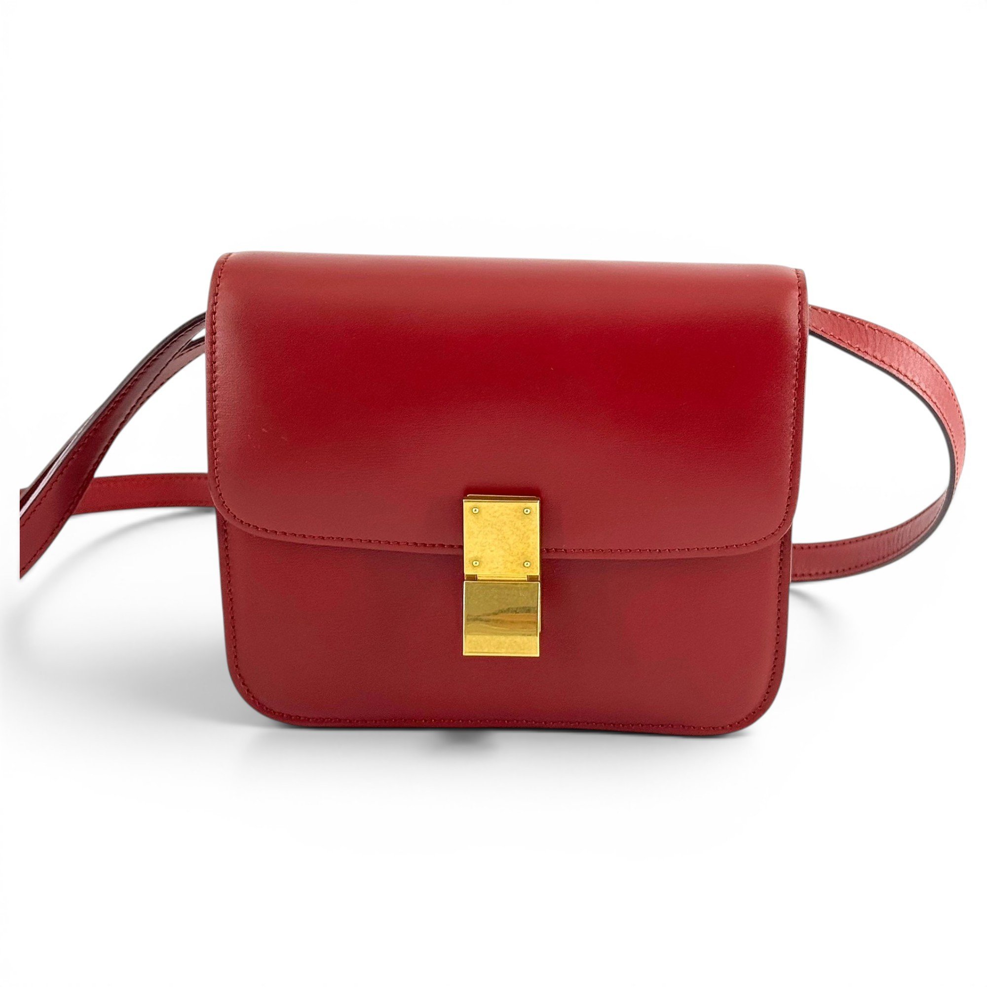 Classic leather crossbody bag
