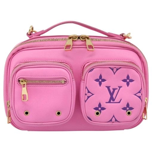 Croisé Utility leather crossbody bag