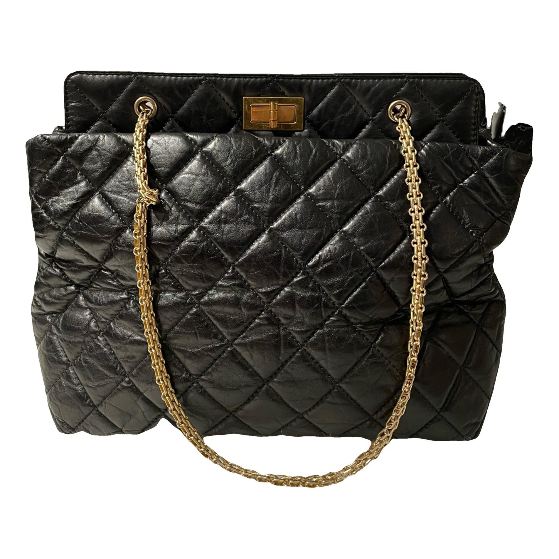 Grand shopping leather tote