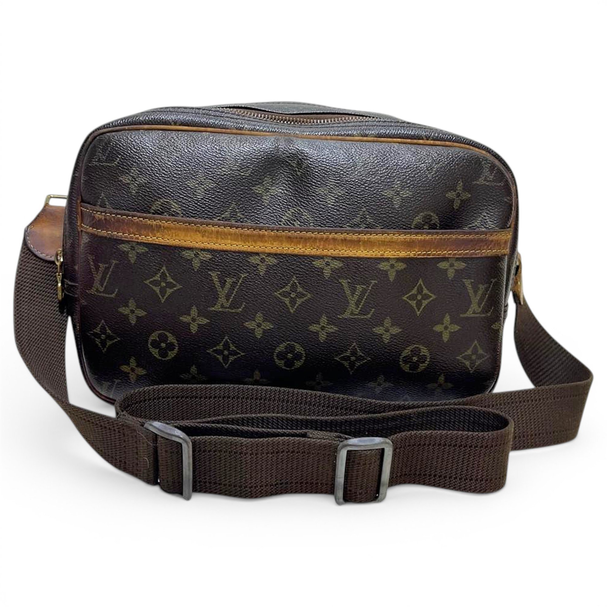 Reporter leather crossbody bag