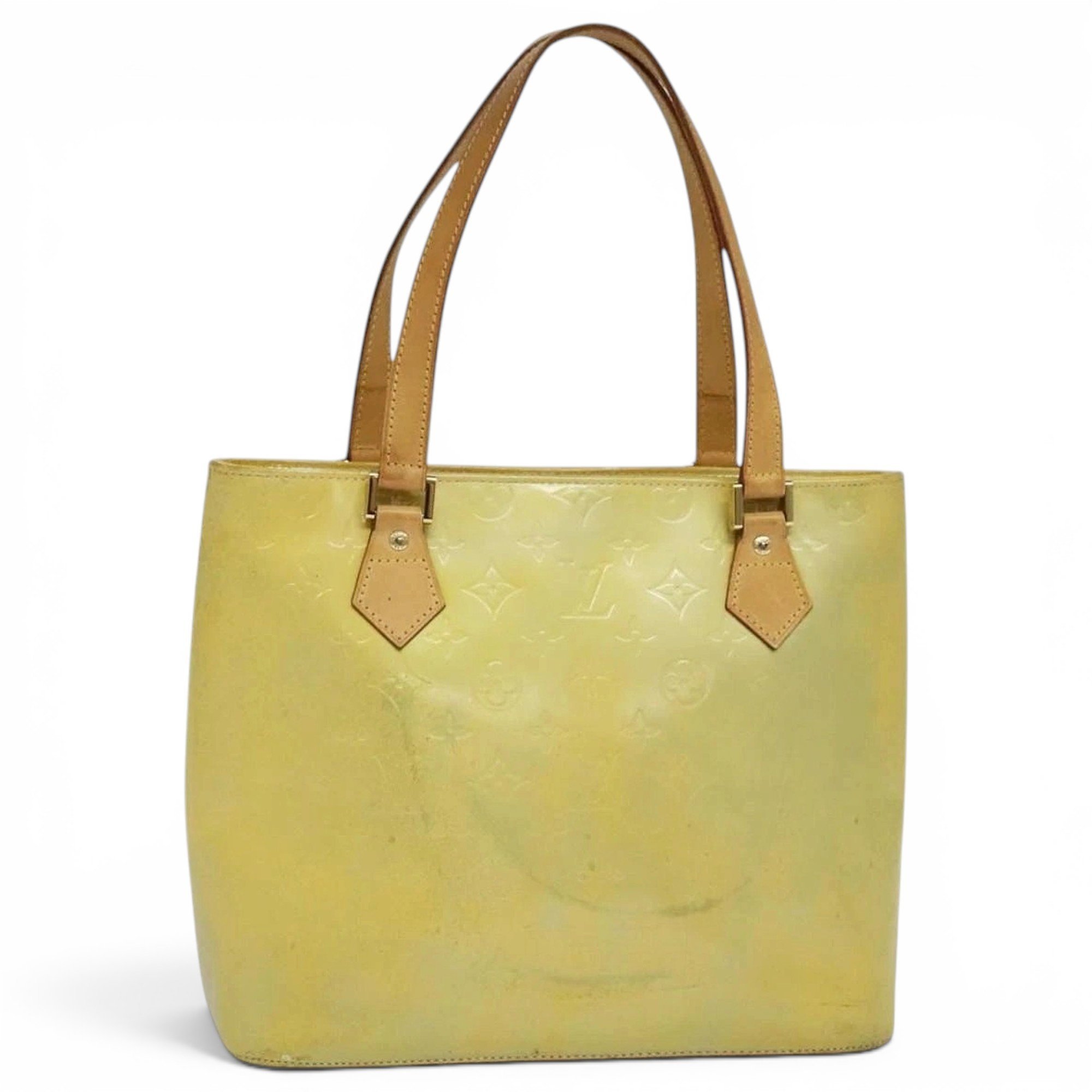 Patent leather handbag