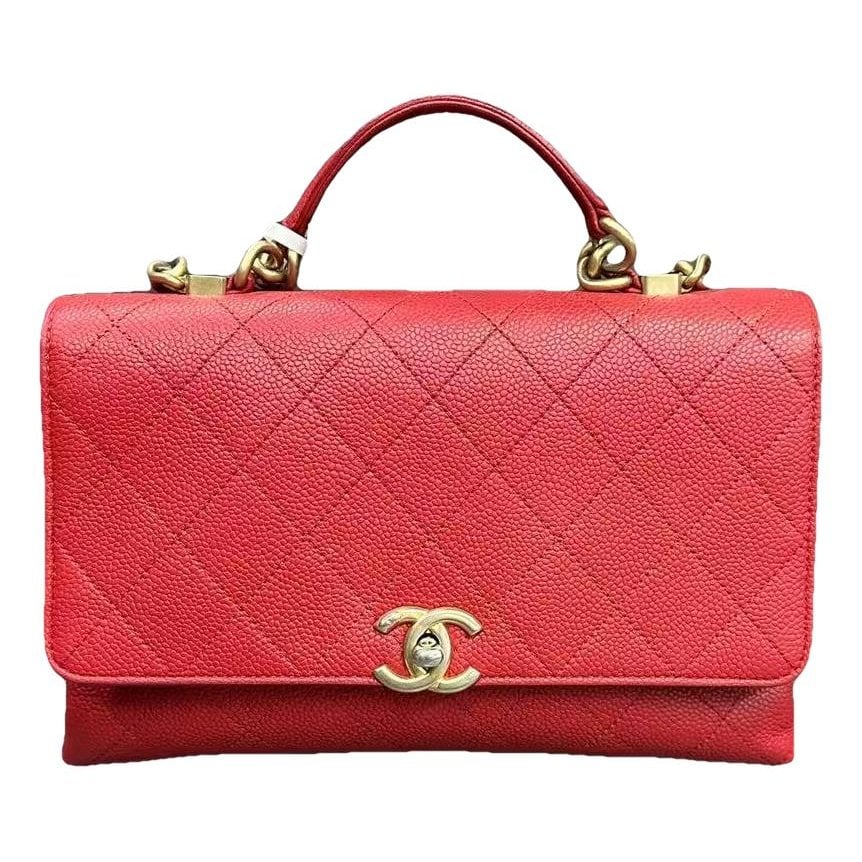Leather handbag