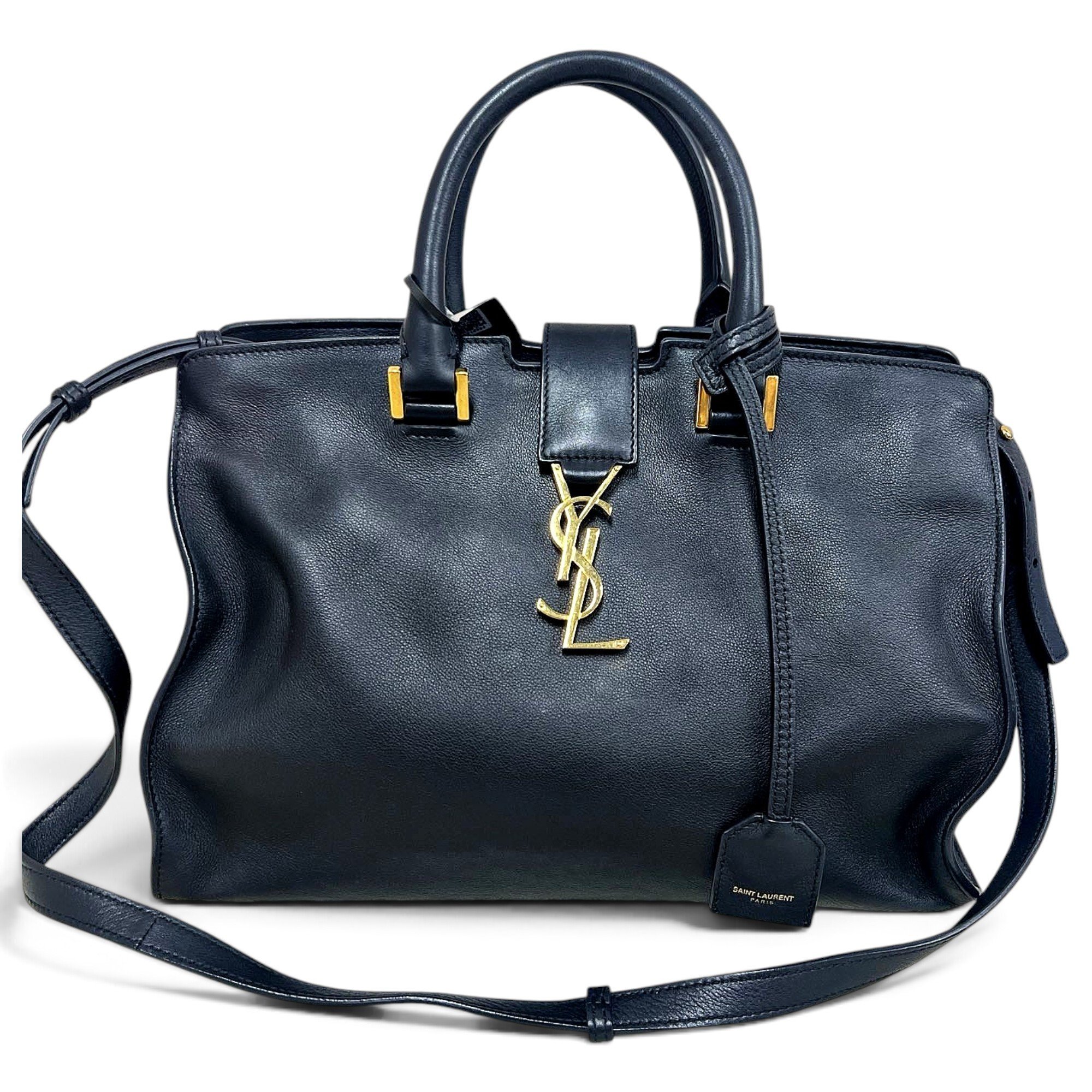 Monogram Cabas leather handbag