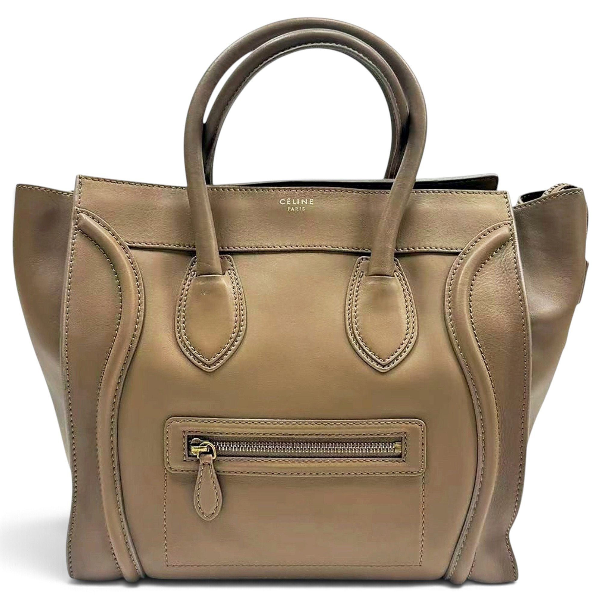 Luggage leather handbag
