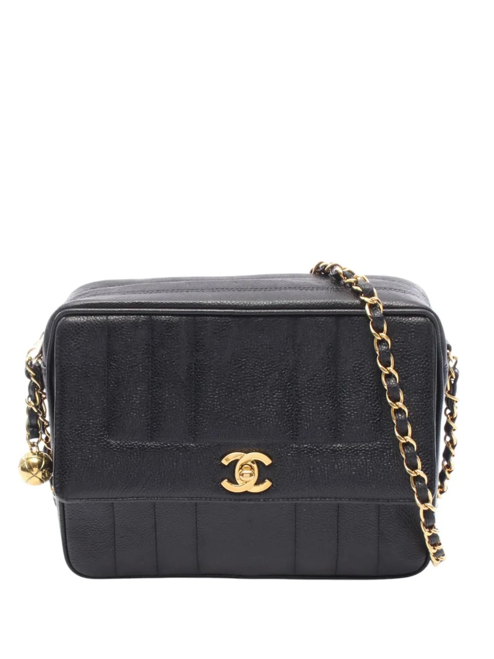 1994-1996 Quilted Caviar Mademoiselle Coco Ball Camera Bag crossbody bag