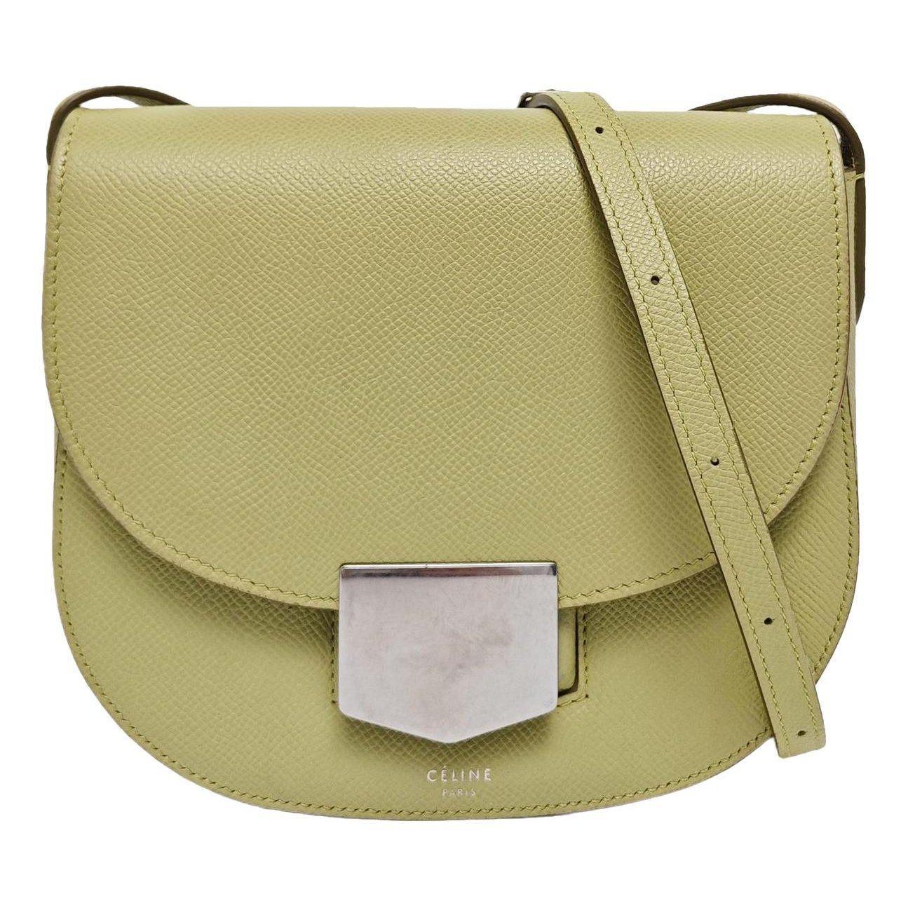Trotteur leather crossbody bag