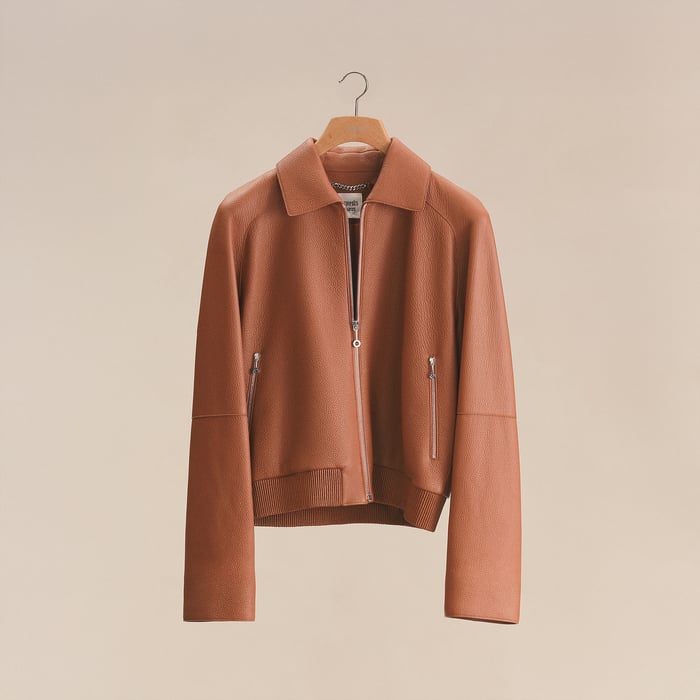 Marron Fauve Short Jacket