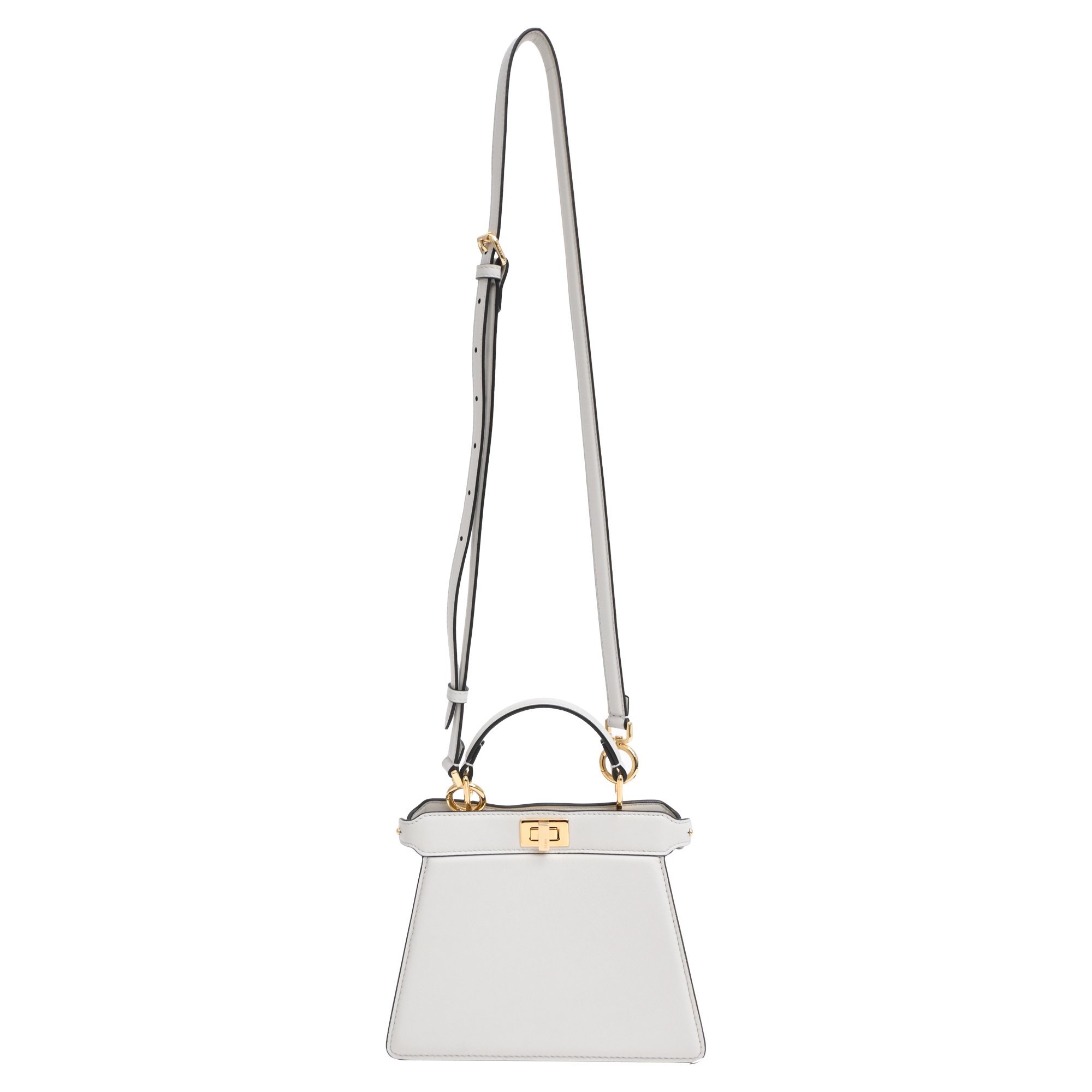 Peekaboo leather handbag
