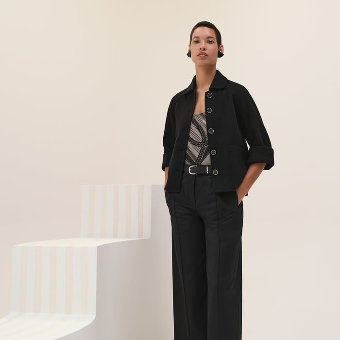Noir Cashmere Jacket