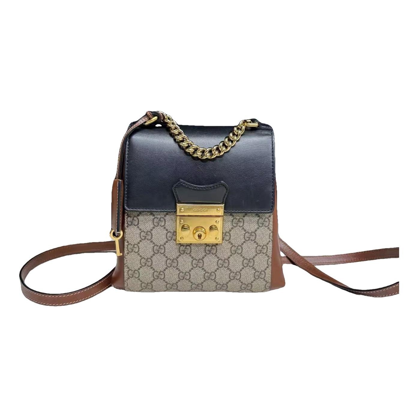 Leather backpack