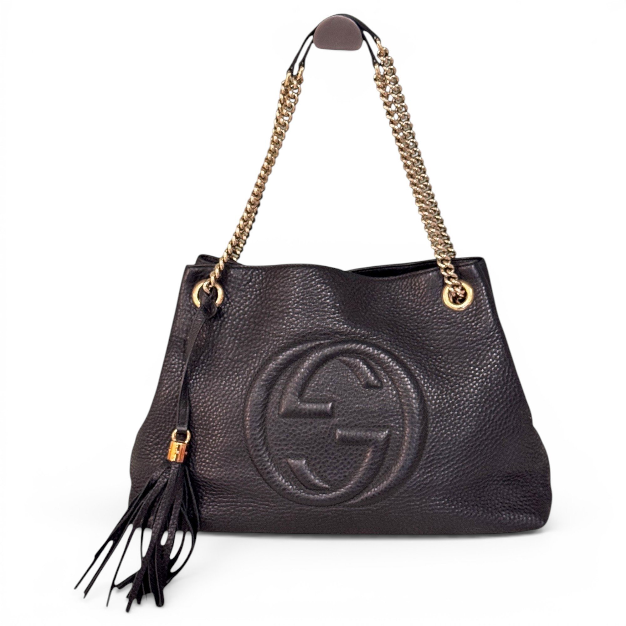 Leather tote