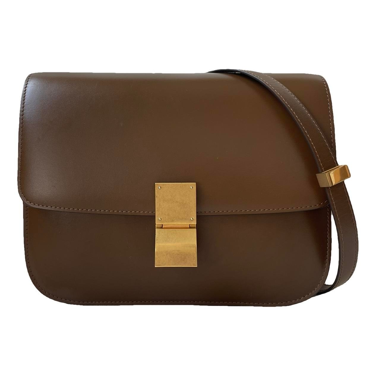 Classic leather crossbody bag