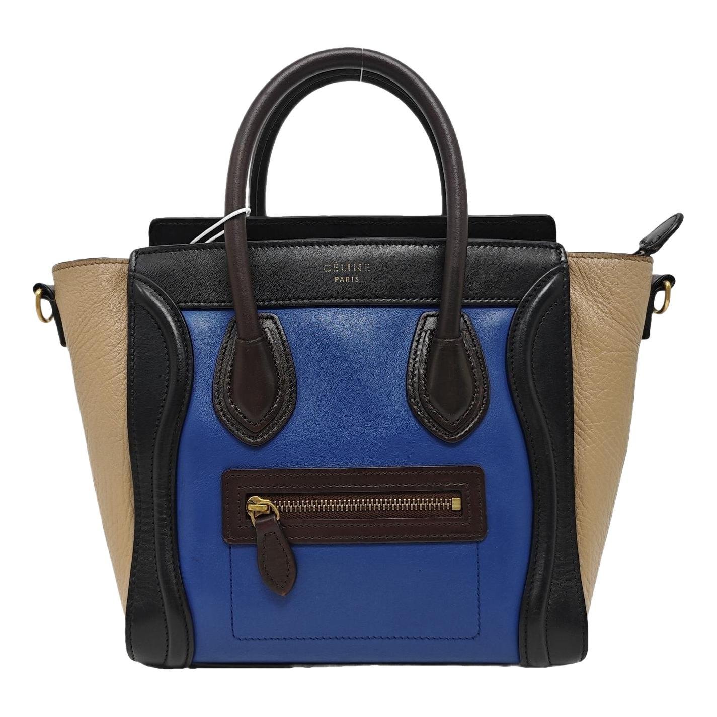 Luggage leather handbag
